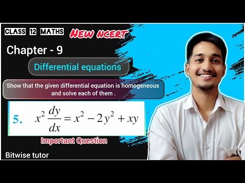 Ex 9.4 class 12 maths q5 | Ex 9.4 q5 class 12 | Question 5 exercise 9.4 Class 12