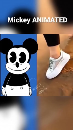 Check Out These Cool White Shoes — Animated Mickey Mouse by @CynicalBash2 #shorts #MickeyMouse #AnimatedFun #WhiteShoes #DisneyMagic #ReelEntertainment #FunnyReactions #AnimationLovers #ViralShorts #CartoonVibes #CharacterDesign | Hassan Khadair