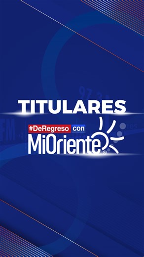 6.9K views · 48 reactions | ▶Conéctese a la transmisión de nuestro programa radial #DeRegreso con MiOriente y conozca el desarrollo de las principales noticias del día. También puede hacerlo ingresando a nuestra página web www.mioriente.com. Estos son los titulares. | MiOriente | Facebook