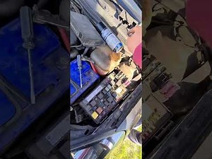 P0650, P1120, P1550, P2103, P2108, P2138 errors Opel Astra H - cleaning UEC with contact spray.