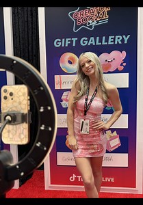 Filling the TikTok Gift Gallery in Person at HQ!