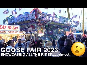 Nottingham Goose Fair 2023 | CAPTURING ALL THE RIDES AT NIGHT.....Almost!!! | 4K Footage