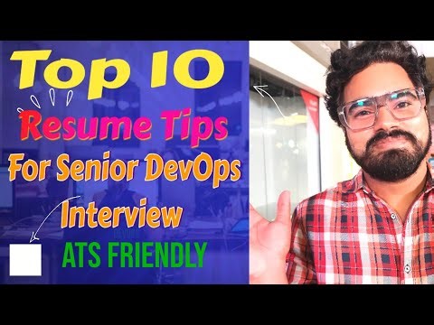 Top 10 Super Important Tips To Create ATS Friendly Resume | Senior DevOps Interview | Package 25 LPA