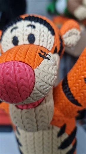 Tigger crochet version 🧶🐯 #sirius3d