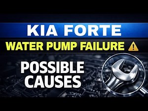 Kia Forte Water Pump Failure - Possible Causes Explained