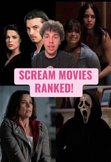 Scream Movies Ranked! #scream #scream7 #movie #filmtok #fyp | scream movie