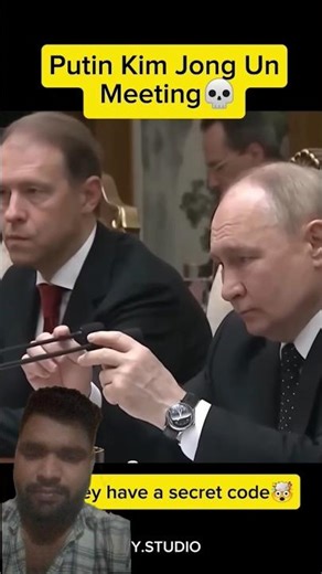 Putin and Kim Jong UN secret code meeting 🤝| #russia #northkorea