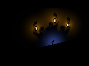 Doubt Comes In but it's performed in a cathedral