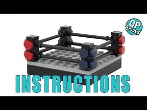 Boxring aus LEGO Klemmbausteinen bauen - Anleitung mit Teileliste