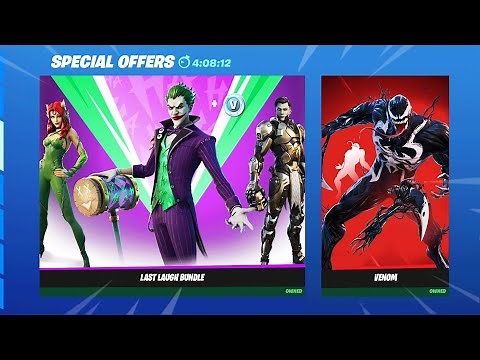 COMMENT AVOIR LE PACK "DERNIER RIRE" SUR FORTNITE ! (JOKER, MIDAS, POISON IVY + 1000 V-BUCKS ...)