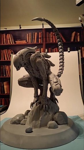 Cyborg Xenomorph Complete! Ready for Paint