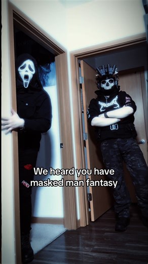 We heard you have a masked man fantasy.. Who is going first? #ghostface #simonghostriley #maskedman #maskedmen