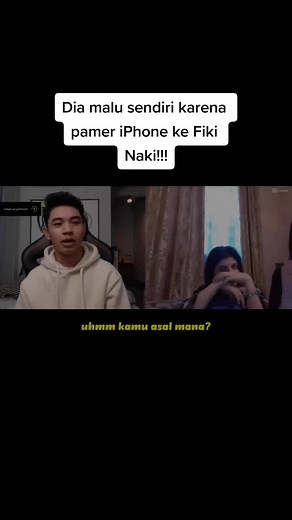 Fiki Naki Malu Sendiri karena Pamer iPhone😂