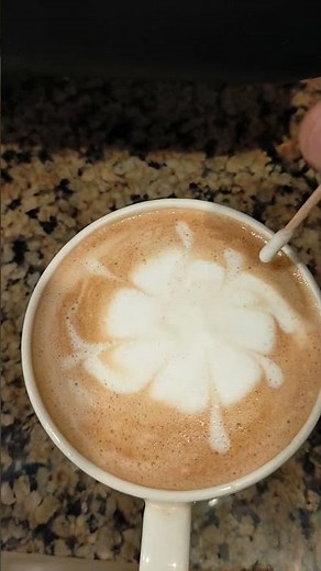 Beginner Friendly Coffee Art | Simple & Aesthetic Coffee Design Tutorial