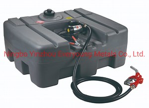 [Hot Item] Portable Diesel Fuel Tank with 12V Electric Transfer Pump Oil Storage Tank