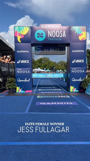 Your 2025 Garmin Noosa Triathlon elite female winner is Jess Fullagar! Bringing some international stardom to the Noosa stage, Jess on course was a dream to watch ✨ #NoosaTri | Noosa Triathlon