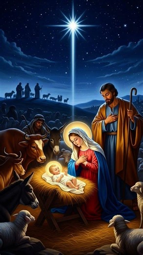 Behold the Savior, born in a humble manger to bring light to the world. #jesusisking #jesuslovesyou