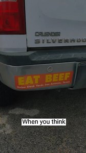 When you think you’re the main character… then BEEF shows up 🥩🤠 Want to be as cool as this guy? Grab a free Eat Beef bumper sticker with any Beef Loving Texans purchase. Shop here: https://shop.beeflovingtexans.com/ #BeefLovingTexans #EatBeef #TexasTraditions | Beef Loving Texans