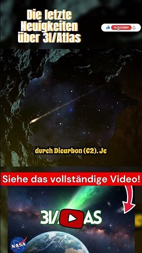 Unglaubliche Fakten über 3I/ATLAS Teil 8 #nasa #universum #komet #raumschiff #alien #spacex