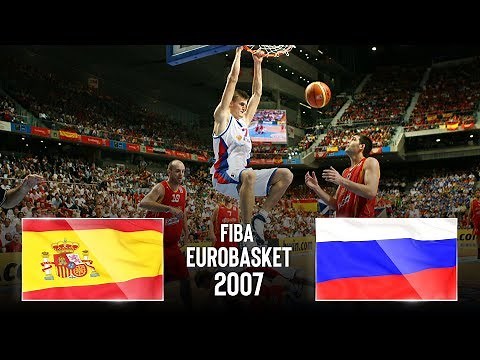 Spain 🇪🇸 v Russia 🇷🇺 - Classic Full Games | FIBA EuroBasket 2007 - Final