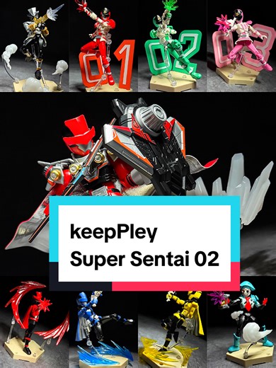 Short Video Keeppley Super Sentai Zero Infinity 02 Lupinranger Vs Patrolranger✨🔥 Release Date: 30/12/2025 Normal Member 🔴Patrol One 💓Patrol Two 🟢Patrol Three Patrolranger with VS Changer Action Base & Number Effect 🔴Lupin Red 🔵Lupin Blue 🟡Lupin Yellow Lupinger with VS Changer Action Base & Cyclone Effect ⚪Lupin X with X Changer Action Base & Smoke Effect 🟣Pardaman with Handgun Action Base & Smoke Effect Small Secret 🔴Kaitou Boost Super Lupin Red with VS Changer Action Base & Impact Effe