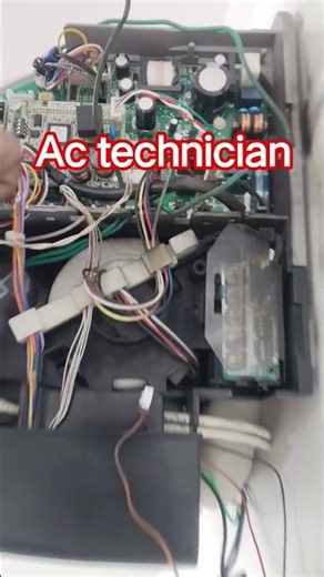 Indoor PCB change og General VRF indoor... done 👍👍#actechnician #hvactechnician