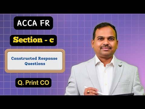 print co | ACCA FR Revision Kit Solution | Section C | past exam questions | Lecture 36