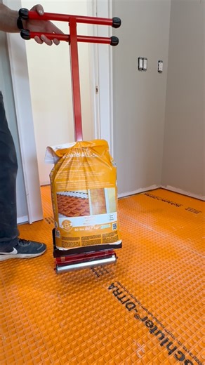25$ DITRA roller…let’s build one! #gotitcoach #schluterditra #ditra #schlutersystems #tileprep #flooringinstallation #roller #mademyown #tools #countryboyscansurvive #ingenuity #dualpurpose #materialstand | W.K.D. Construction, LLC