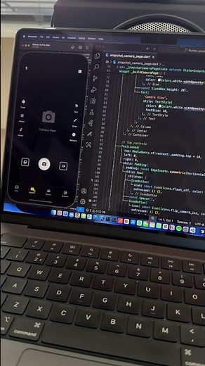 📱 Snapchat Clone UI in Flutter | Complete Social Camera App Demo 🔥 #shortsFlutter Snapchat Clone