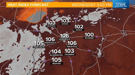 Weather Impact this evening: Heat index near 100° with spotty heavy storms | Live Doppler 13 Weather Blog