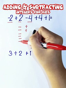 10K views · 289 reactions | MATH FOR KIDS : ADDING & SUBTRACTING INTEGERS #MATH #math #maths #mathteachergon #teachergon #TeacherGon #mathreview #mathtutorials #mathtutor #mathtutorial | Math Tutorials | Facebook