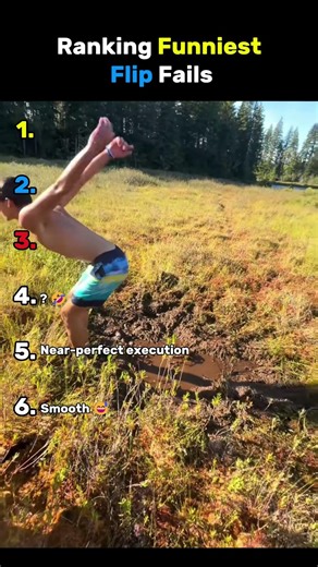 Ranking Funniest Flip Fails 🤣