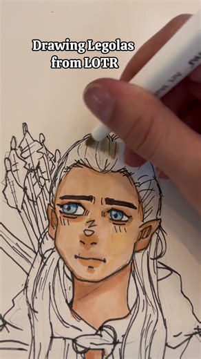 Drawing Legolas