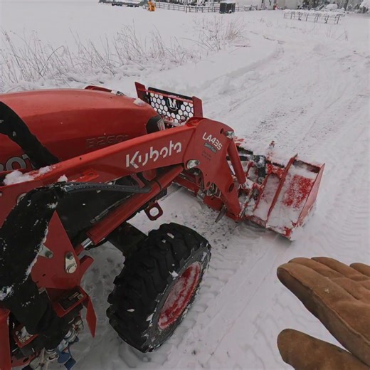 9.2K views · 40 reactions | Are Edge Tamers a snow job? Snow removal with the Kubota B2601 compact tractor. Part 18 | My Cluttered Garage | Facebook