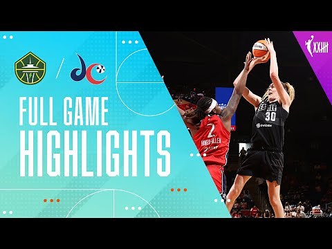 SEATTLE STORM vs. WASHINGTON MYSTICS | FULL GAME HIGHLIGHTS | August 22, 2021