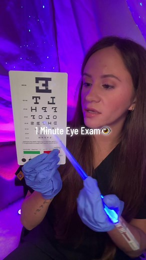 1 Minute Eye Exam | ASMR Roleplay Video | Hot Keywords: safespaceasmr, safe space asmr tiktok, asmr exam