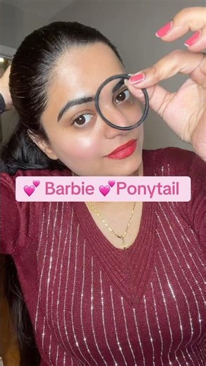 Barbie high ponytail #shorts #trending #hairstyle