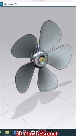 fan 3D motions assembly for nx #viral #3dmodelingsoftware #solidworks #music #art #shortvideo
