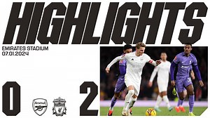 Highlights | Arsenal 0-2 Liverpool