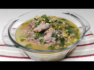 Ginisang Monggo (sautéed mung bean)