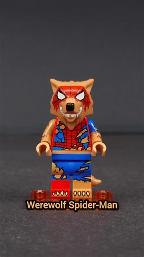 Werewolf Spider-Man from Lego Minifigures 71050 Spider-man Across The Spider-Verse #legospiderman #acrossthespiderverse #werewolf #fyp #spiderman