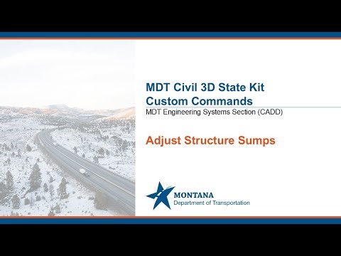 C3D - Adjust Structure Sumps