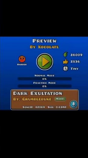 I got Rickrolled in Geometry Dash.... #geometrydash #rickroll