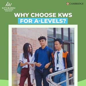 7.3K views · 25 reactions | Discover why KWS is the ultimate choice for your A-levels journey. Join us and unlock a world of opportunities, academic excellence, and holistic growth. #ChooseKWS #AlevelsJourney #kws #wellbeing #educationforabetterfuture #SupportiveLearning #AdmissionsOpen | Kathmandu World School | Facebook