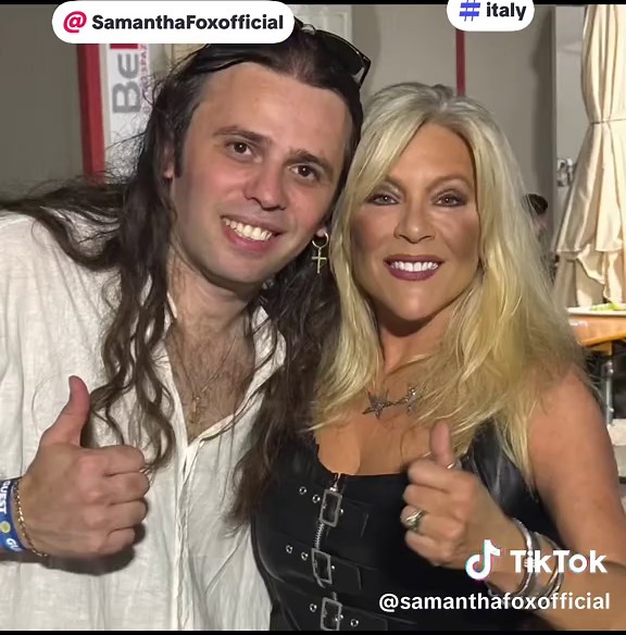 Samantha Fox's Heartfelt Performance at Marano Summer Festival