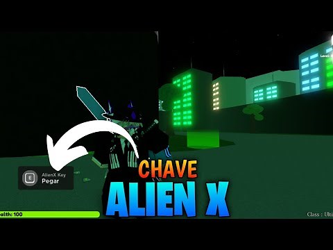 CHAVE do ALIENX como desbloquear o ALIEN X no SUPER OMNITRIX OMINI X - ROBLOX