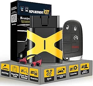 Amazon.com: Remote2program Smart Car Key Self Programmable Car Key Fob and Smart Keyless Entry Remote Replacement for 2017-2021 Jeep Renegade with FCC: M3N-40821302 (4 Button) : Automotive