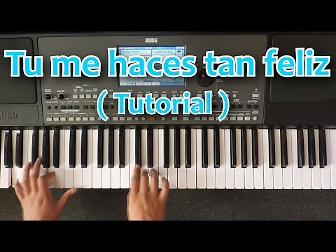 TU ME HACES TAN FELIZ TUTORIAL PIANO 🎹