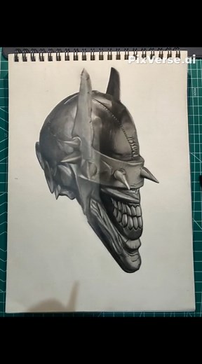 How to Draw Batman Who Laughs: Mewing Art Tutorial