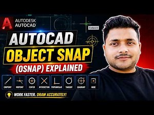 Master AutoCAD Object Snap (OSNAP) Tools | Endpoint, Midpoint, Center & More